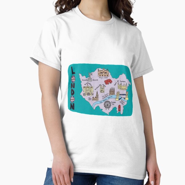 Item preview, London, UK - Illustrated Map designed and sold by BerniceM04.