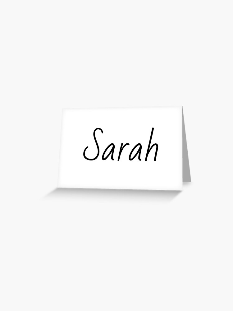 Sarah Name Sarah Name
