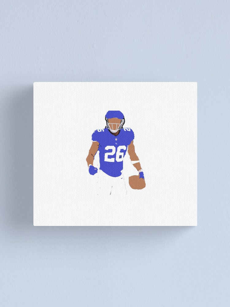  Saquon Barkley New York Giants #26 Blue Youth Player