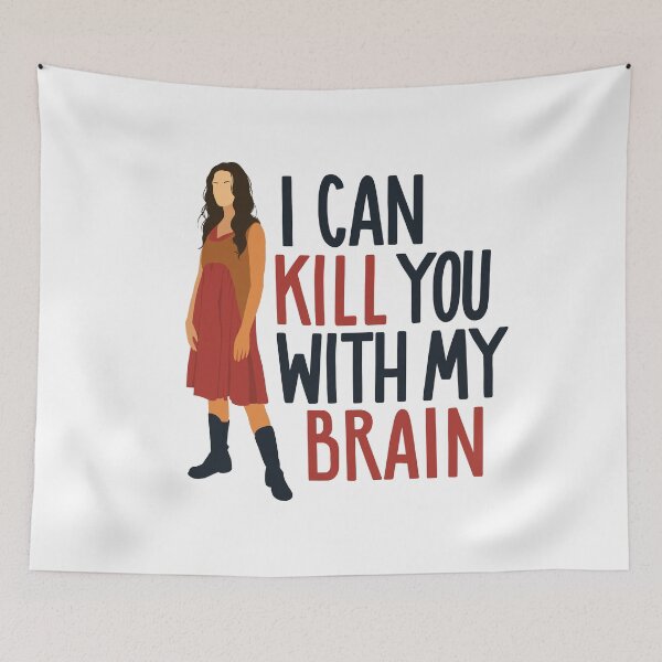 Item preview, I Can Kill You With My Brain | River Tam | Firefly designed and sold by rachelcantinart.