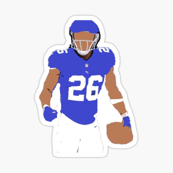 Saquon Barkley for New York Giants - NFL Removable Wall Decal 7W x 17H