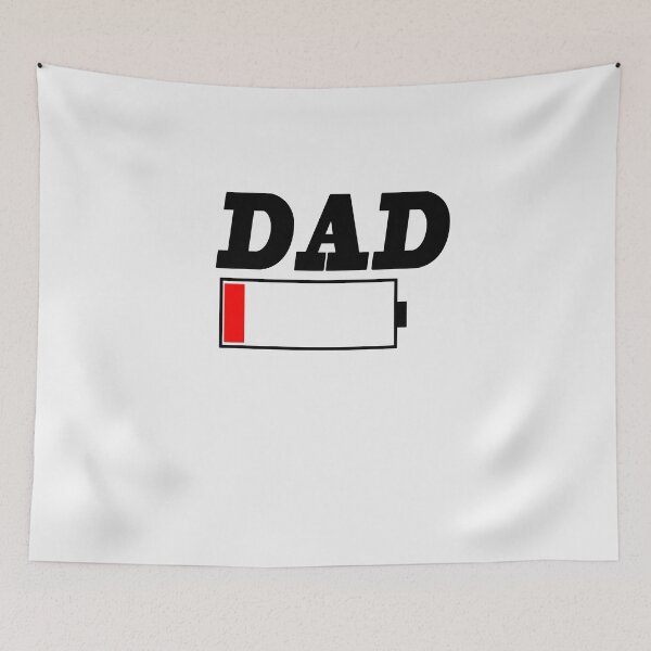 Item preview, Father Battery Shirt, Funny Dad Shirt, Gift For New Dad, Fathers Day Gift, Funny Shirt For Dads, Dad Shirt Funny, Matching Shirts, Low Battery designed and sold by majeed10.