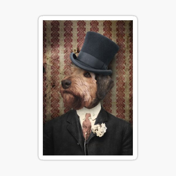 Item preview, Airedale Art - Sir Winston designed and sold by thelonelypixel.