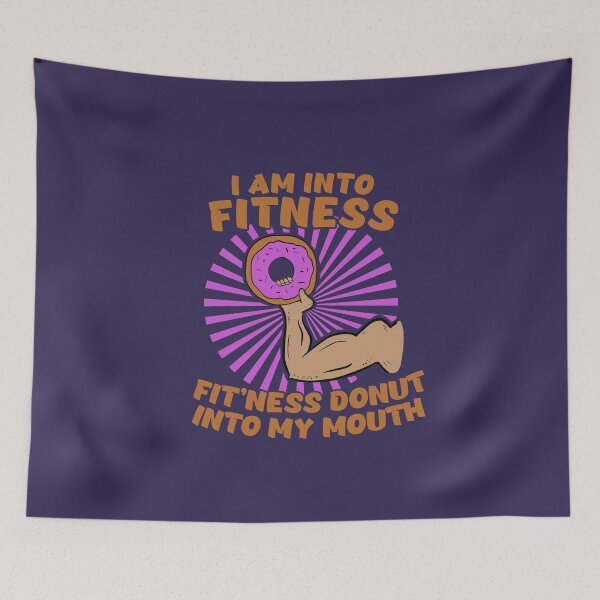 Item preview, I´m Into Fitness Fit´ness Donut into My Mouth T shirt designed and sold by Dan66.