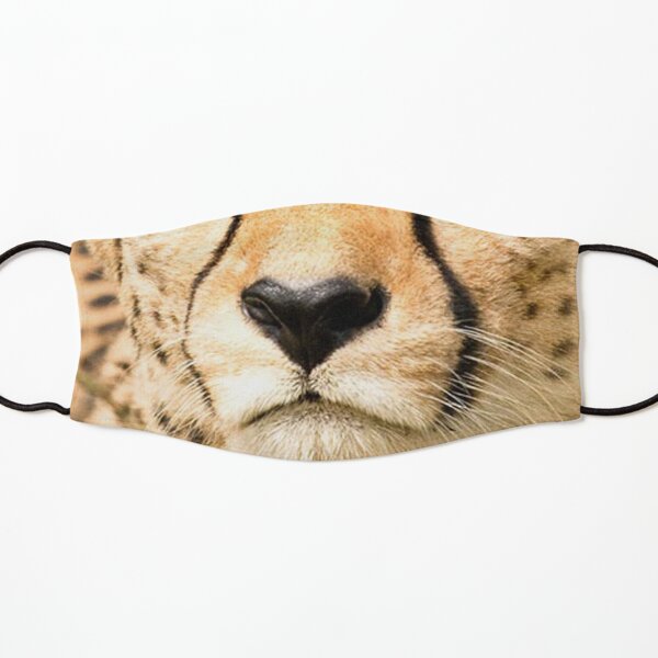 Nose to nose with a cheetah Kids Mask