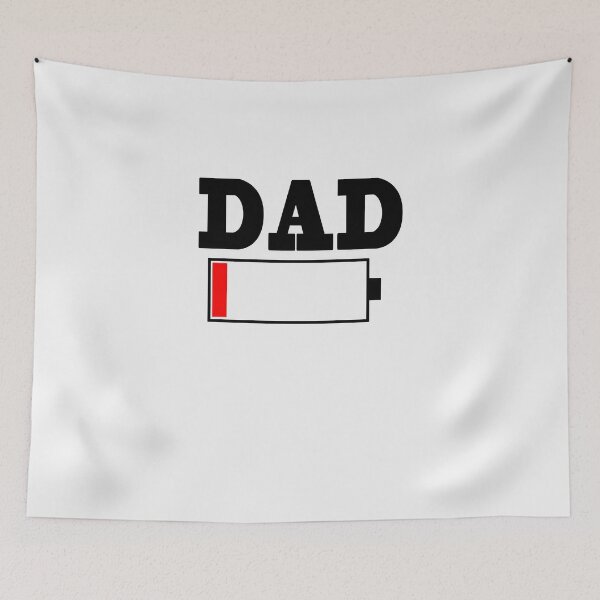 Item preview, Father Battery Shirt, Funny Dad Shirt, Gift For New Dad, Fathers Day Gift, Funny Shirt For Dads, Dad Shirt Funny, Matching Shirts, Low Battery designed and sold by majeed10.