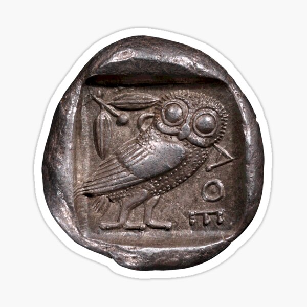 Item preview, Athenain Silver Tetradrachm Owl  designed and sold by WillowNox7.