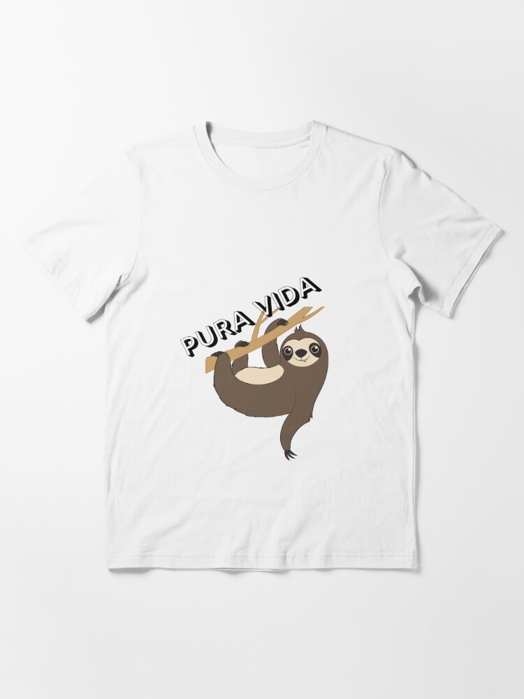 Pura Vida Costa Rica Shirt, Sloth Tshirt, Sleepy' Water Bottle