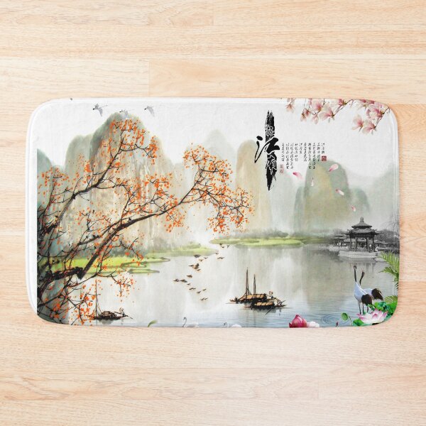 Item preview,  Swans and cranes from ancient China. Ink painting. designed and sold by Kallandra.