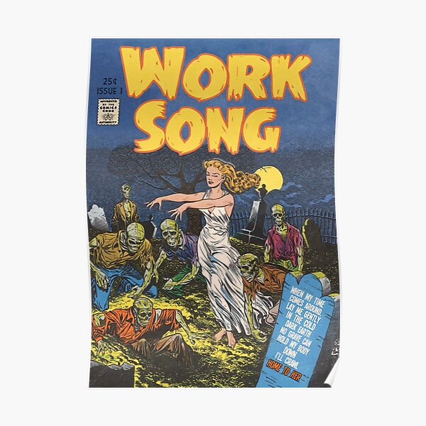 Work Song - Hozier Retro Comic Poster