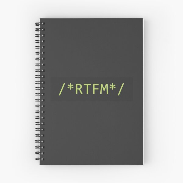 Item preview, RTFM designed and sold by jjammess.