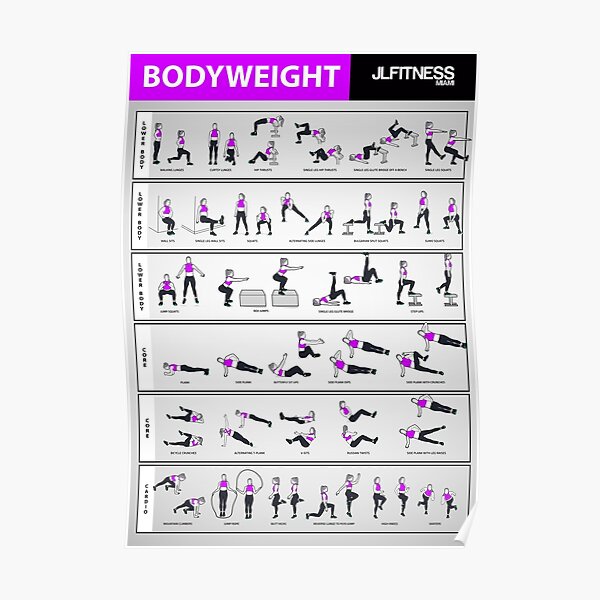 garaje gimnasio o gimnasio de la escuela.
Los pósters son creados por un entrenador físico real (yo).
Ideal para personas que olvidan los nombres de los ejercicios. Póster