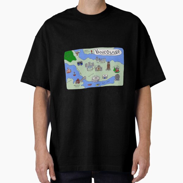 Item preview, Vancouver, BC - Illustrated Map designed and sold by BerniceM04.