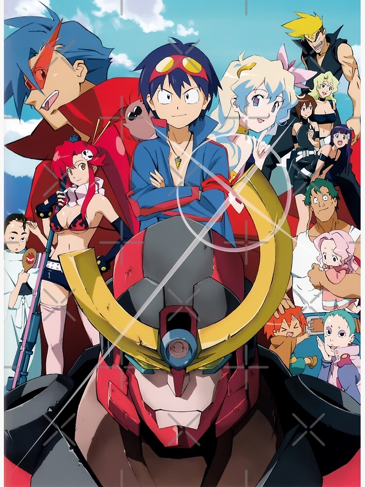 Gurren Lagann Posters Online - Shop Unique Metal Prints, Pictures,  Paintings