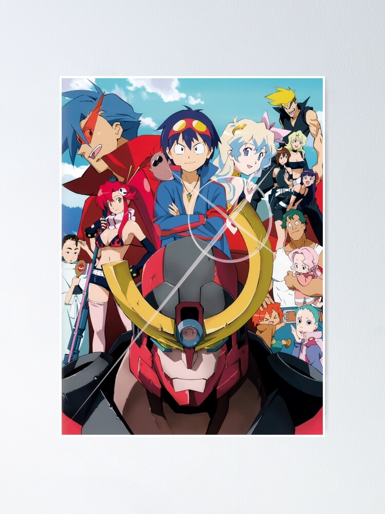 Gurren Lagann Posters Online - Shop Unique Metal Prints, Pictures,  Paintings