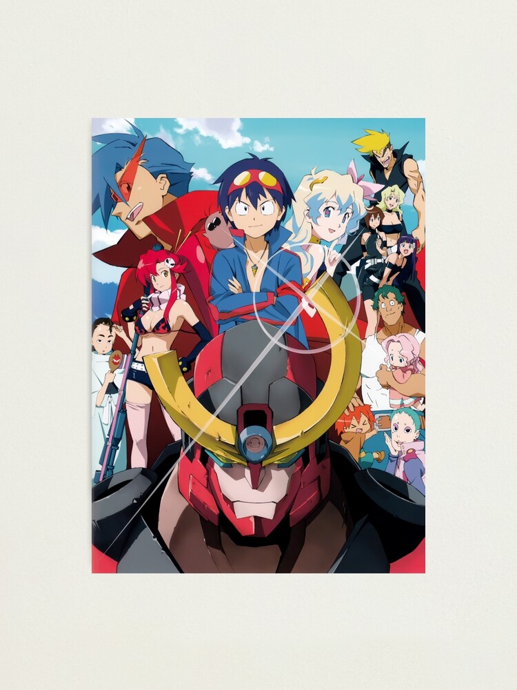 Super Tengen Toppa Gurren Lagann Postcard for Sale by TechnoKhajiit