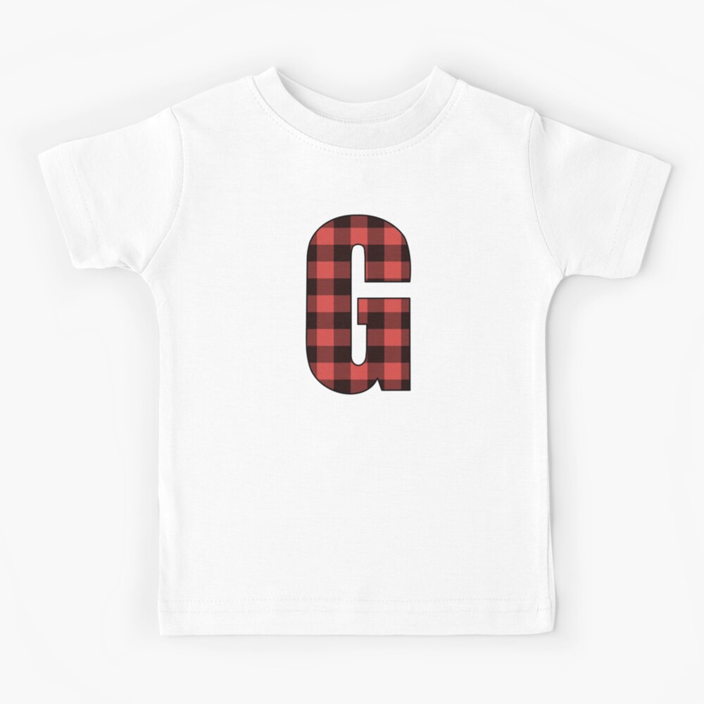 Full Monogrammed Buffalo Plaid Graphic Shirt