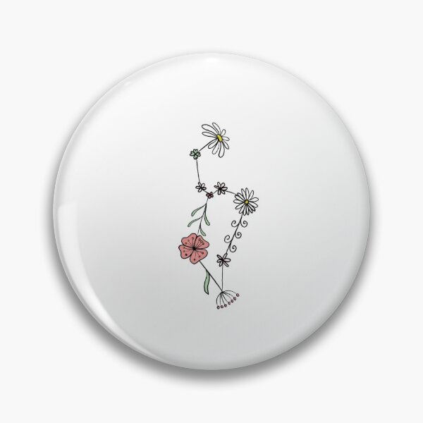 Item preview, Flowered Leo constellation designed and sold by drawelooo.