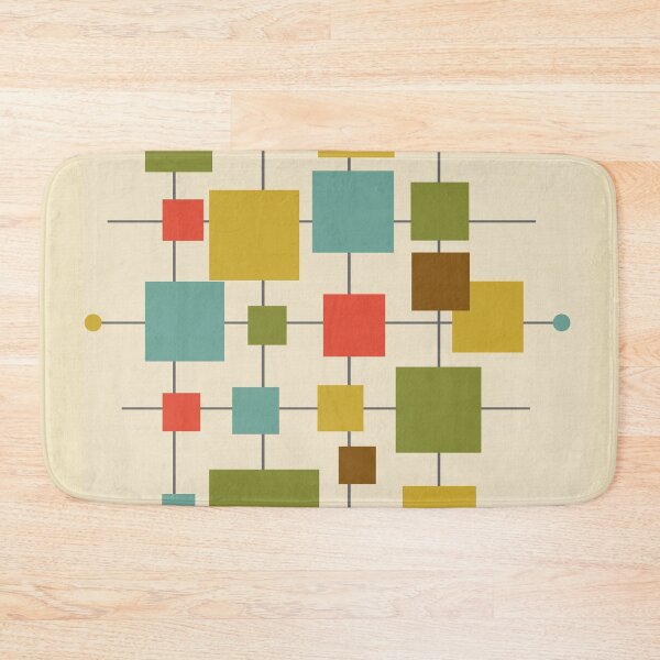 Item preview, Mid-Century Modern Squares - Multi designed and sold by aMano-mapping.