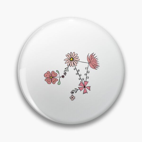 Item preview, Flowered Libra constellation designed and sold by drawelooo.