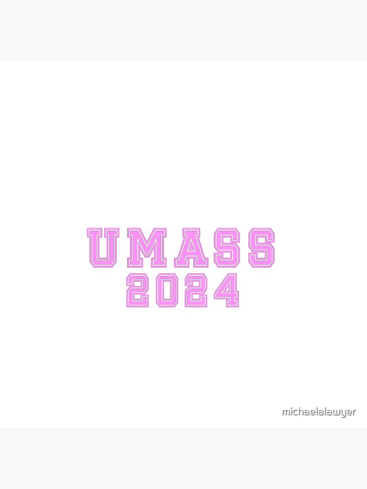 "umass 2024 pink" Canvas Print for Sale by michaelalawyer Redbubble