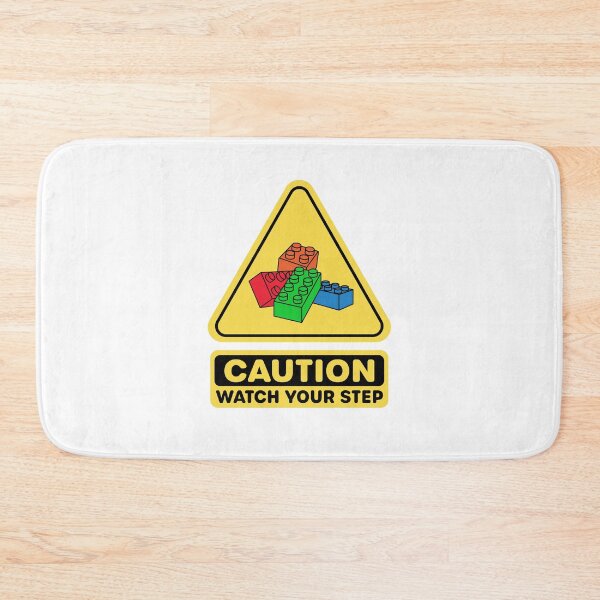Item preview, Caution Watch Your Step Toy Brick Building Block AFOL designed and sold by JustLivinLife.