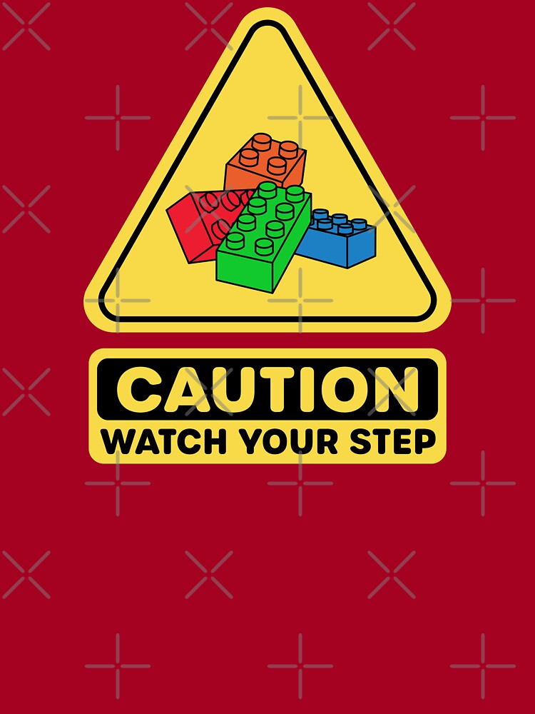 Toy Brick Shirt Watch Your Step Building Block Tee