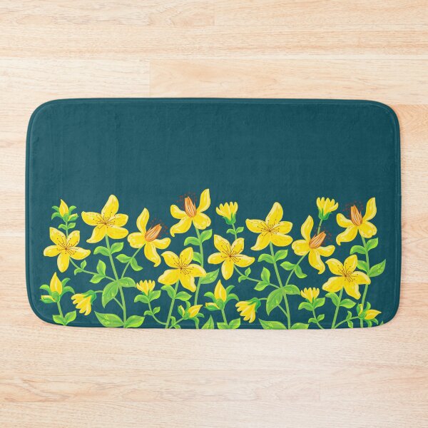 Item preview, St. John's Wort Flowers - Yellow Floral Artwork designed and sold by Thordur Sturluson.