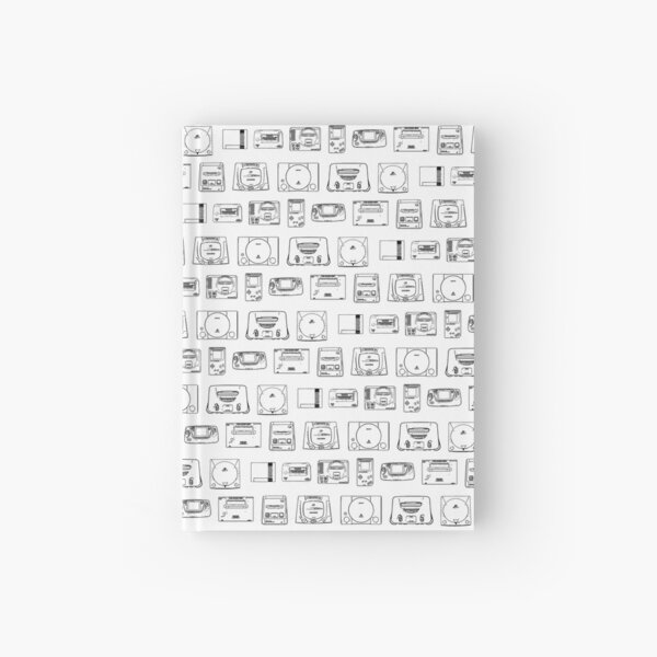 Consoles from the 80s and 90s (White) Hardcover Journal