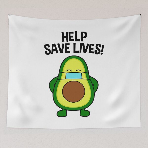 Item preview, Help save lives avocado designed and sold by nmdesigns1.