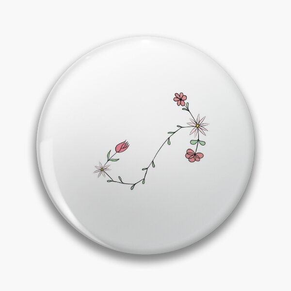 Item preview, Flowered Scorpio constellation designed and sold by drawelooo.