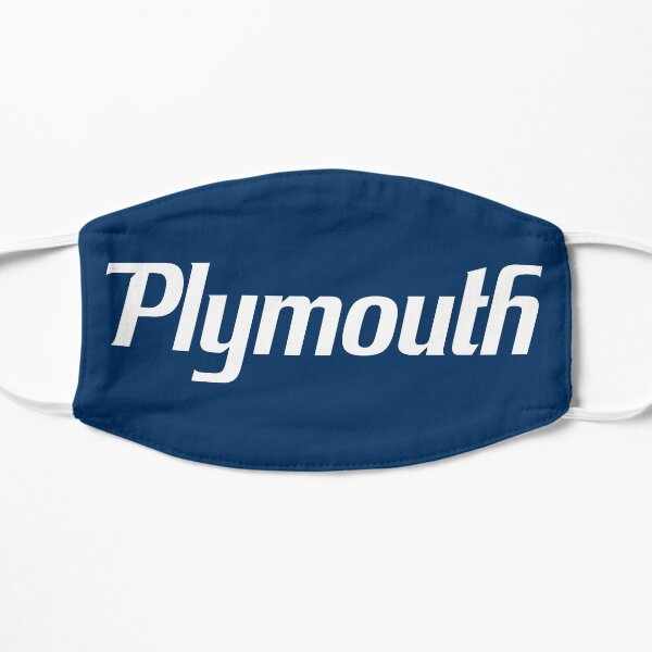 Plymouth Script - White Flat Mask