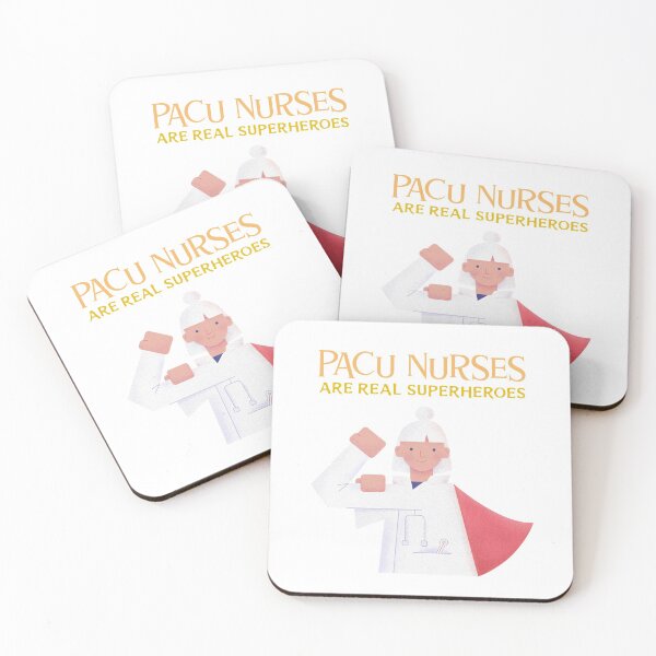 Item preview, PACU Nurses Are Real Superheroes Coronavirus Heroic Cheer Quote for all post-anesthesia care unit staff designed and sold by Naumovski.