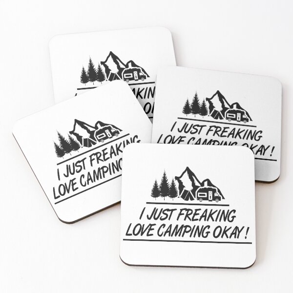 Item preview, I Just Freaking Love Camping Okay! Funny Camping  designed and sold by T-shirt For You.