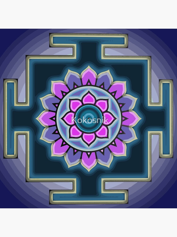 "Dhumavati Yantra" Poster by Kokosnik | Redbubble