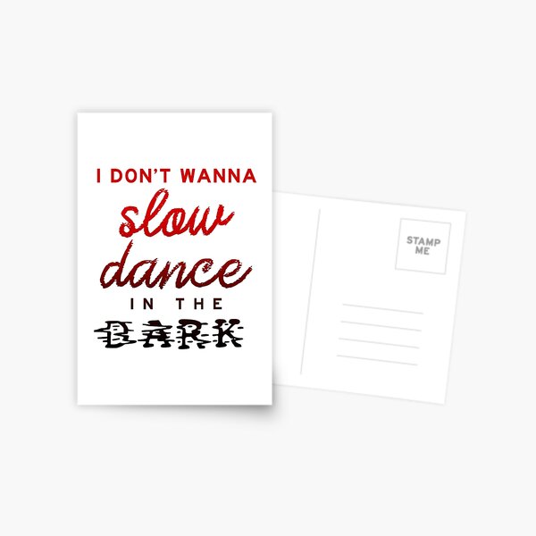 Joji Slow Dancing In The Dark Lyrics Red White Postcard By Resetbios Redbubble joji slow dancing in the dark lyrics red white postcard by resetbios redbubble