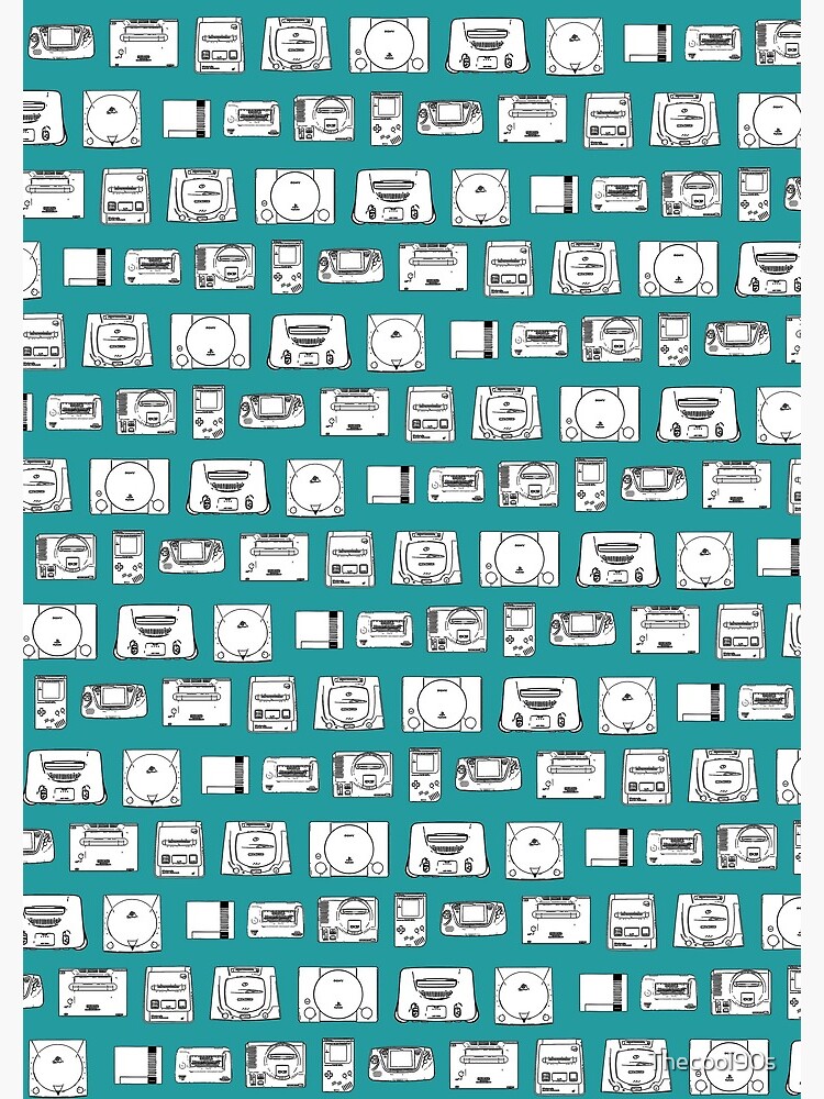 Consolas de los 80 y 90 (Turquesa) de Thecool90s