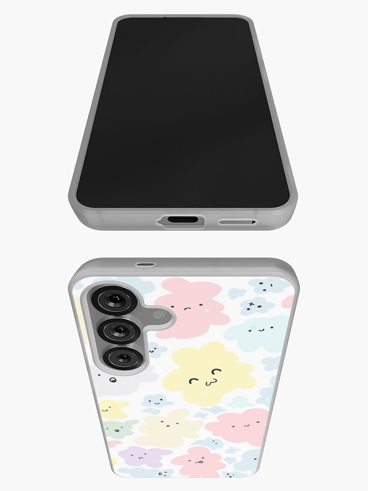 Thumbnail 3 of 4, Samsung Galaxy Phone Case, Cute Clouds designed and sold by raluca20.