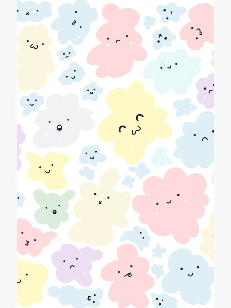 Thumbnail 4 of 4, Samsung Galaxy Phone Case, Cute Clouds designed and sold by raluca20.