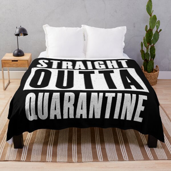 Item preview, Straight Outta Quarantine | Dark Apparel designed and sold by PureCreations.