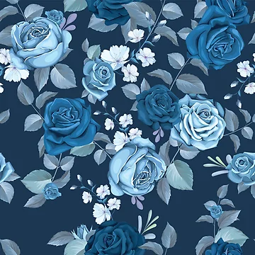 Artwork thumbnail, Blue Roses by edwardecho