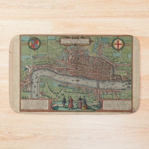 Item preview, Old Map of London designed and sold by ArtHistorical.