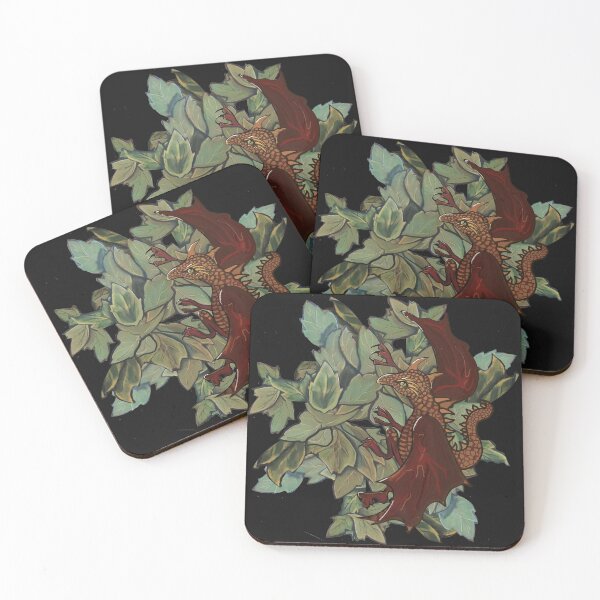 Item preview, Dragon Three -with leaves designed and sold by KassyKeppol.