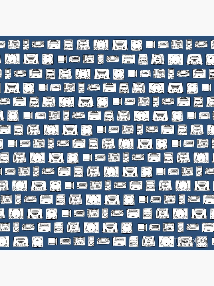 Consolas de los 80 y 90 (Azul marino) de Thecool90s
