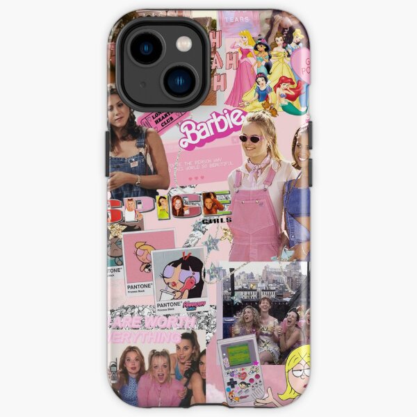 y2k Barbie Collage Funda resistente para iPhone