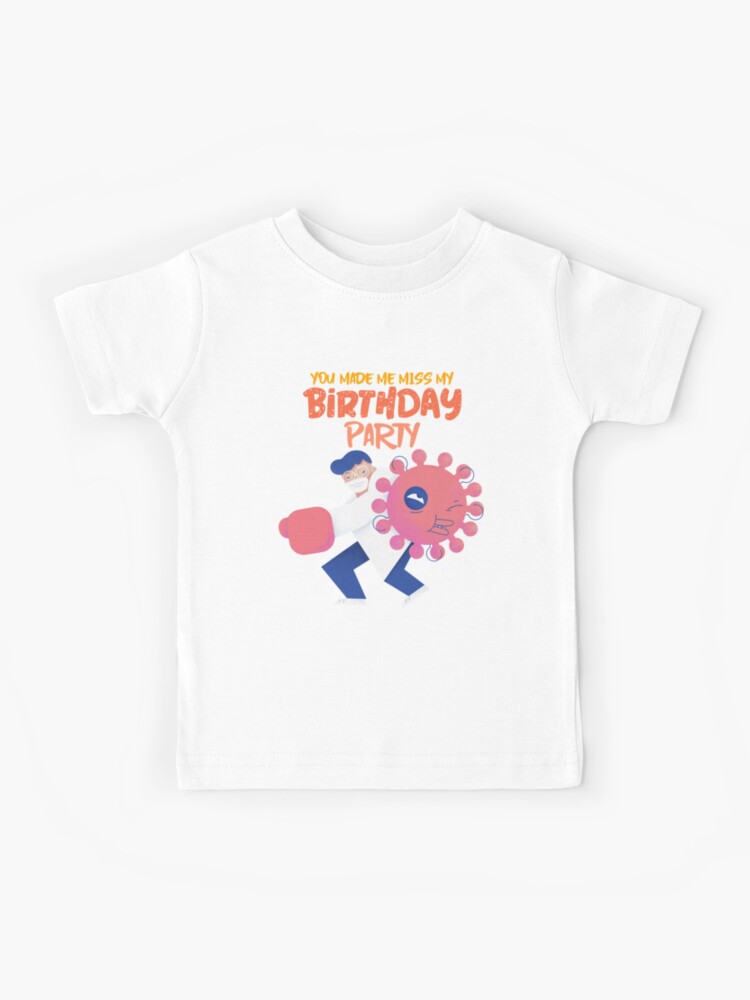 Funny Toilet Paper Quarantined Donut Kids Joke Tee Shirt Social Distancing Gift Outfit Brother of the Birthday Boy Youth T-Shirt