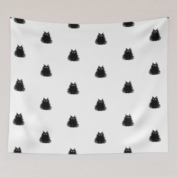 Item preview, Black Cat Drawing - Duster designed and sold by thelonelypixel.