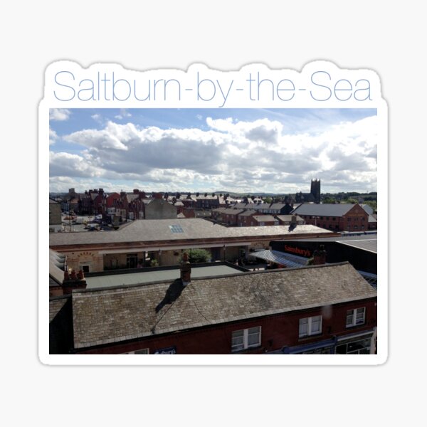 NDVH Saltburn - rooftops. Sticker