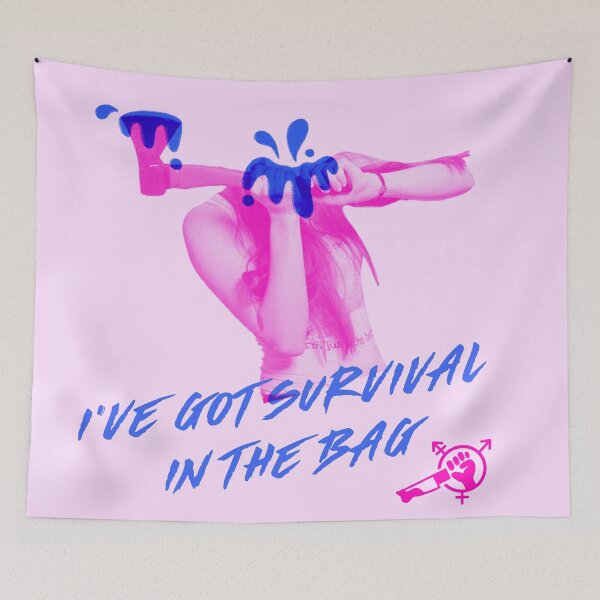 Item preview, I've Got Survival In The Bag designed and sold by HeyGoldfinger.