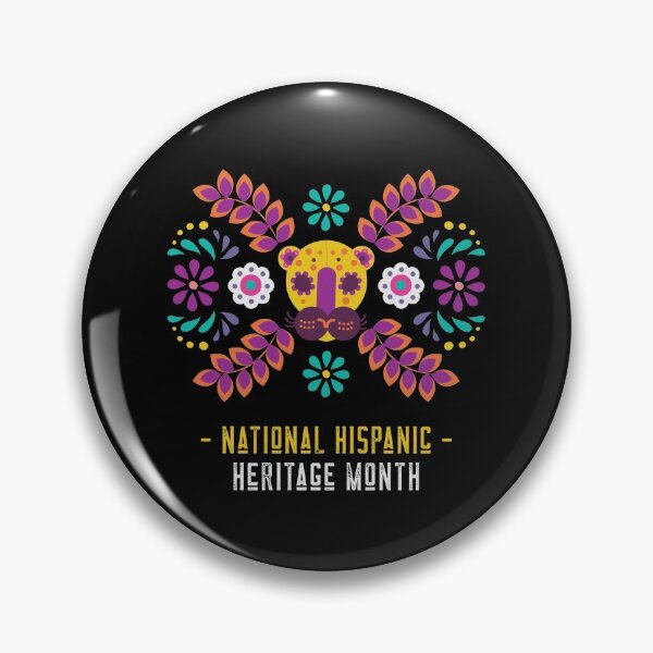 Item preview, National Hispanic Heritage Month with Mayan Jaguar Illustration designed and sold by friendlyspoon.